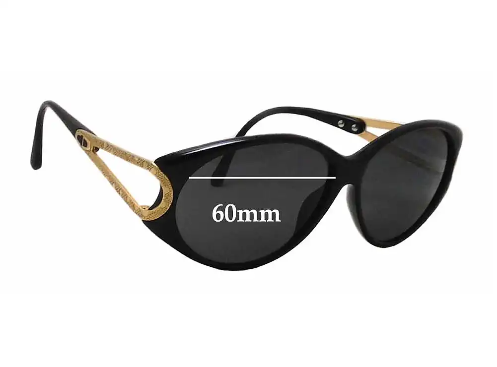 Sunglass Fix Replacement Lenses for Christian Dior 2763 - 60mm Wide Sunglass Fix Replacement Lenses for Christian Dior 2763 - 60mm Wide