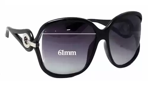 Sunglass Fix Replacement Lenses for Christian Dior Volute 2 - 61mm Wide Sunglass Fix Replacement Lenses for Christian Dior Volute 2 - 61mm Wide