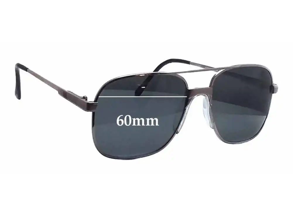 Sunglass Fix Replacement Lenses for Clark Kent Highlander - 60mm Wide Sunglass Fix Replacement Lenses for Clark Kent Highlander - 60mm Wide