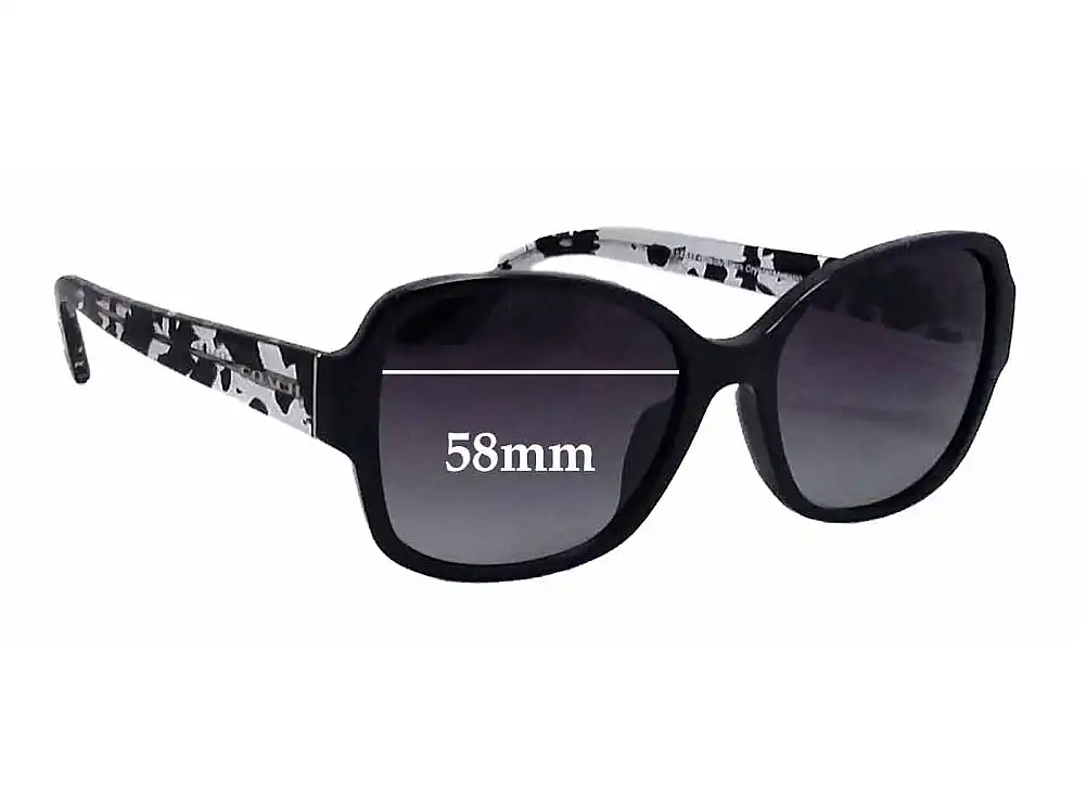 Sunglass Fix Replacement Lenses for Coach HC8166F - 58mm Wide Sunglass Fix Replacement Lenses for Coach HC8166F - 58mm Wide