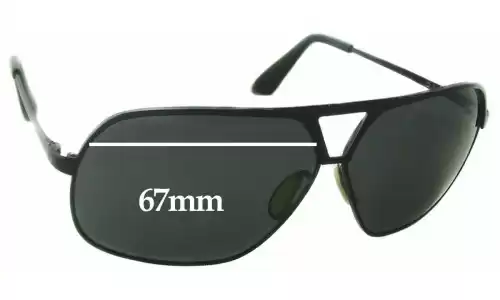 Sunglass Fix Replacement Lenses for Dita Pusher - 67mm Wide Sunglass Fix Replacement Lenses for Dita Pusher - 67mm Wide