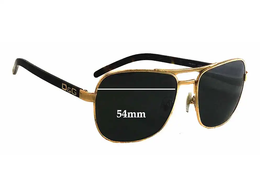 Sunglass Fix Replacement Lenses for Dolce & Gabbana DG6036 - 54mm Wide Sunglass Fix Replacement Lenses for Dolce & Gabbana DG6036 - 54mm Wide