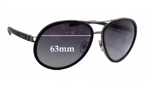 Sunglass Fix Replacement Lenses for Dolce & Gabbana DG6048 - 63mm Wide Sunglass Fix Replacement Lenses for Dolce & Gabbana DG6048 - 63mm Wide