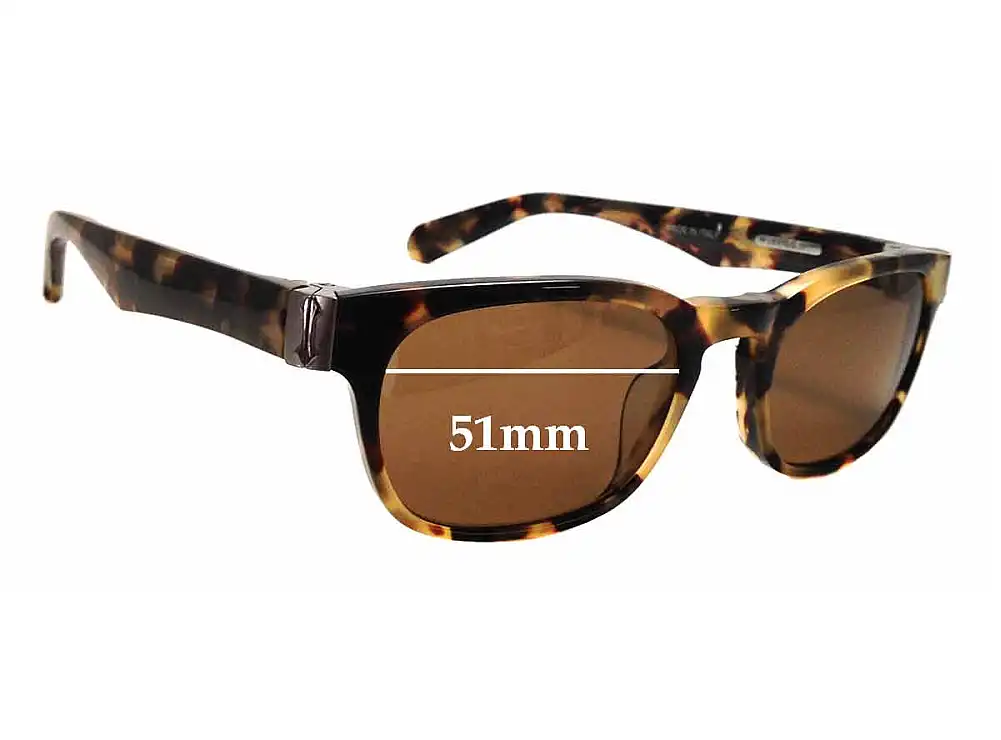 Sunglass Fix Replacement Lenses for Dragon Luke DR105 - 51mm Wide Sunglass Fix Replacement Lenses for Dragon Luke DR105 - 51mm Wide