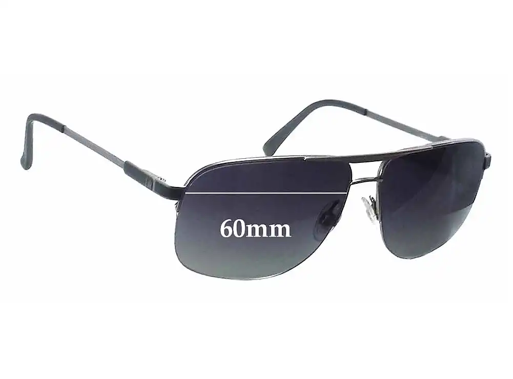 Sunglass Fix Replacement Lenses for Dunhill Dunhill Nylon Aviator - 60mm Wide Sunglass Fix Replacement Lenses for Dunhill Dunhill Nylon Aviator - 60mm Wide