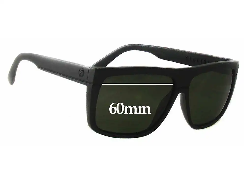 Sunglass Fix Replacement Lenses for Electric Black Top - 60mm Wide Sunglass Fix Replacement Lenses for Electric Black Top - 60mm Wide