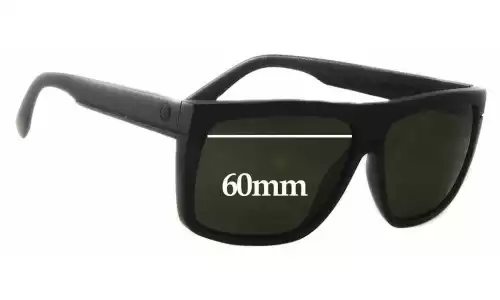 Sunglass Fix Replacement Lenses for Electric Black Top - 60mm Wide Sunglass Fix Replacement Lenses for Electric Black Top - 60mm Wide