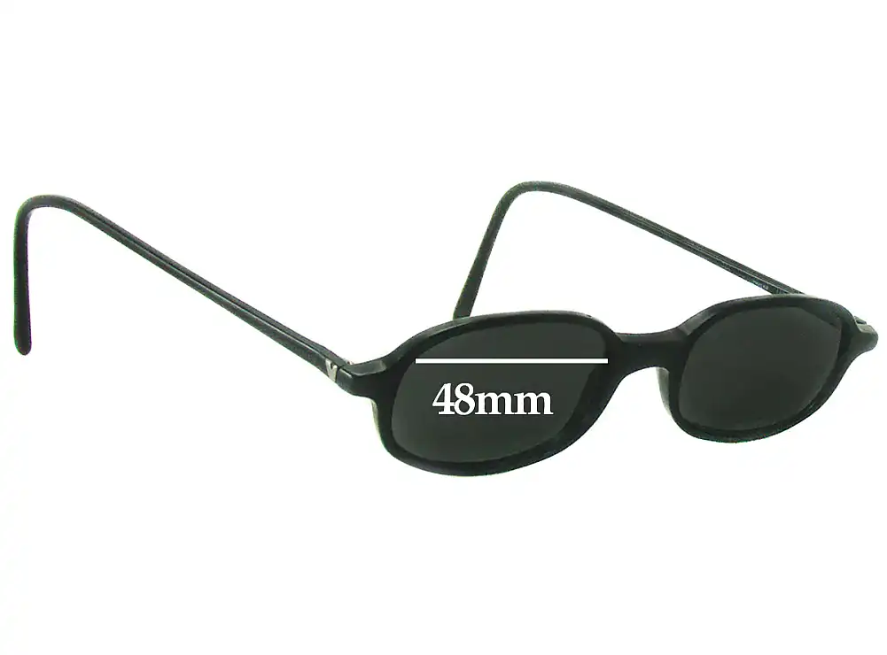 Sunglass Fix Replacement Lenses for Emporio Armani Unknown Model - 48mm Wide Sunglass Fix Replacement Lenses for Emporio Armani Unknown Model - 48mm Wide