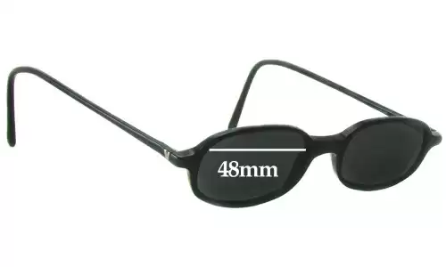 Sunglass Fix Replacement Lenses for Emporio Armani Unknown Model - 48mm Wide Sunglass Fix Replacement Lenses for Emporio Armani Unknown Model - 48mm Wide