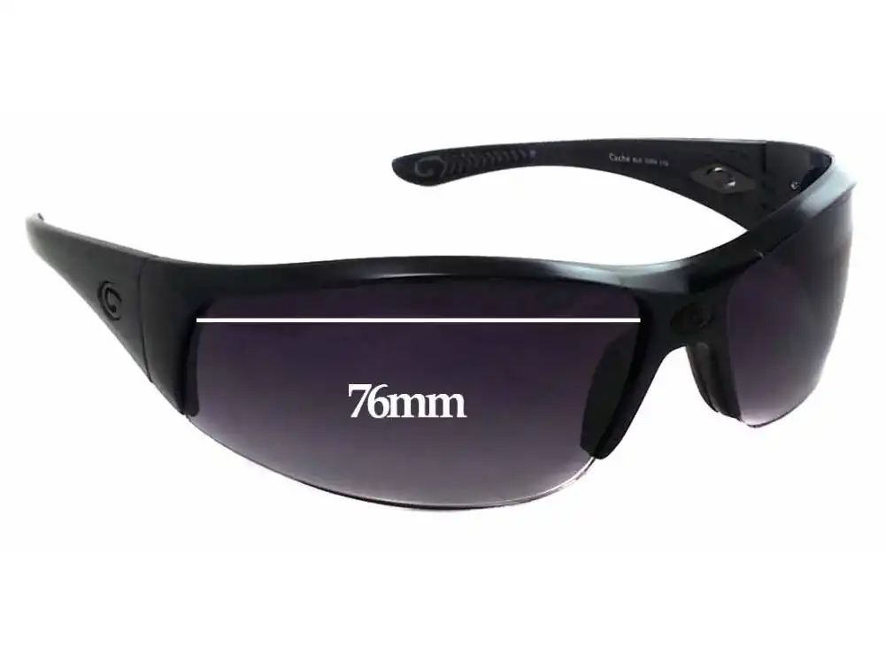 Sunglass Fix Replacement Lenses for Gargoyles Cache - 76mm Wide Sunglass Fix Replacement Lenses for Gargoyles Cache - 76mm Wide