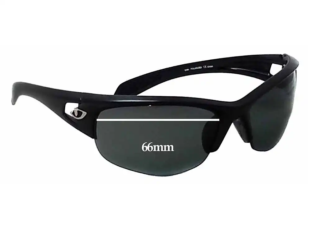 Sunglass Fix Replacement Lenses for Giro Semi Full - 66mm Wide Sunglass Fix Replacement Lenses for Giro Semi Full - 66mm Wide
