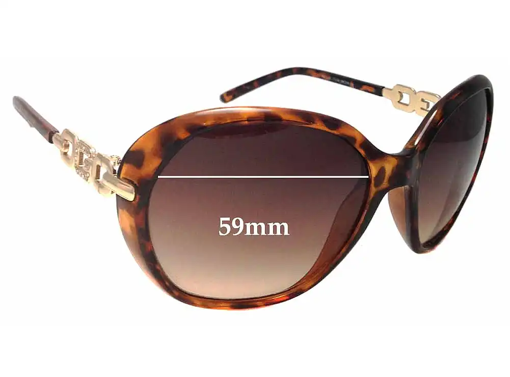 Sunglass Fix Replacement Lenses for Guess GU7290 - 59mm Wide Sunglass Fix Replacement Lenses for Guess GU7290 - 59mm Wide