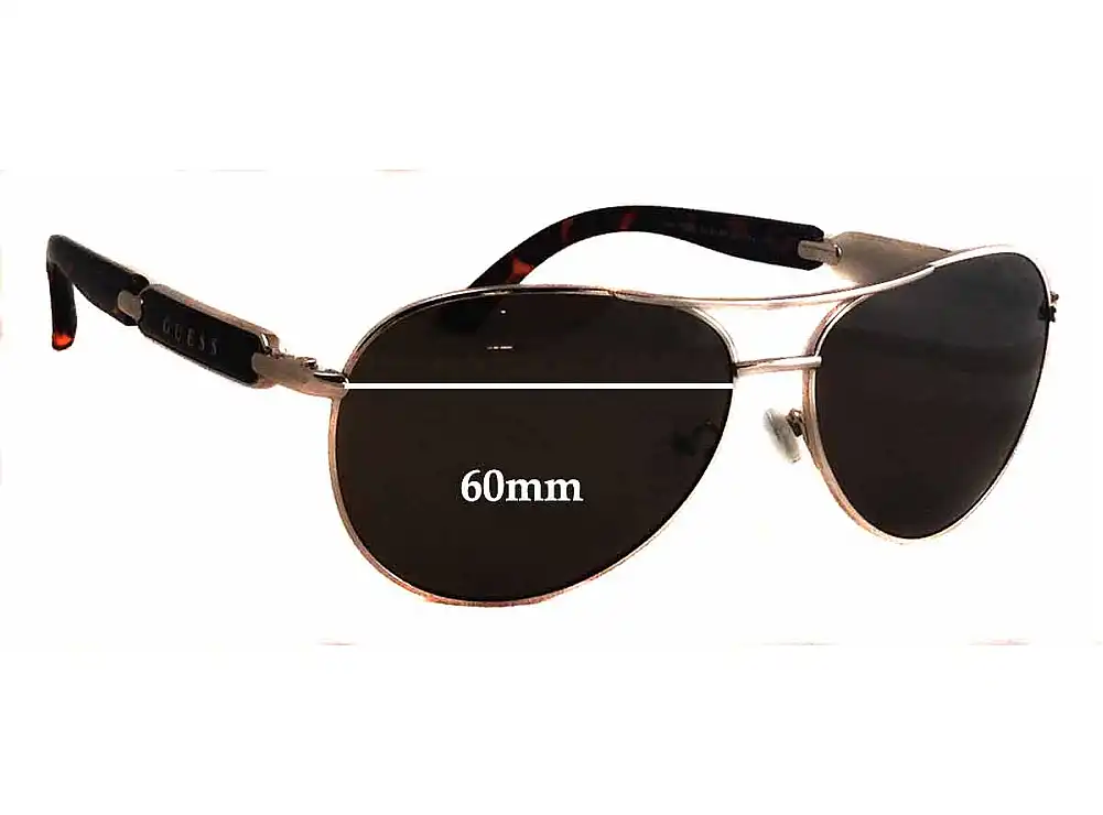 Sunglass Fix Replacement Lenses for Guess GU7295 - 60mm Wide Sunglass Fix Replacement Lenses for Guess GU7295 - 60mm Wide