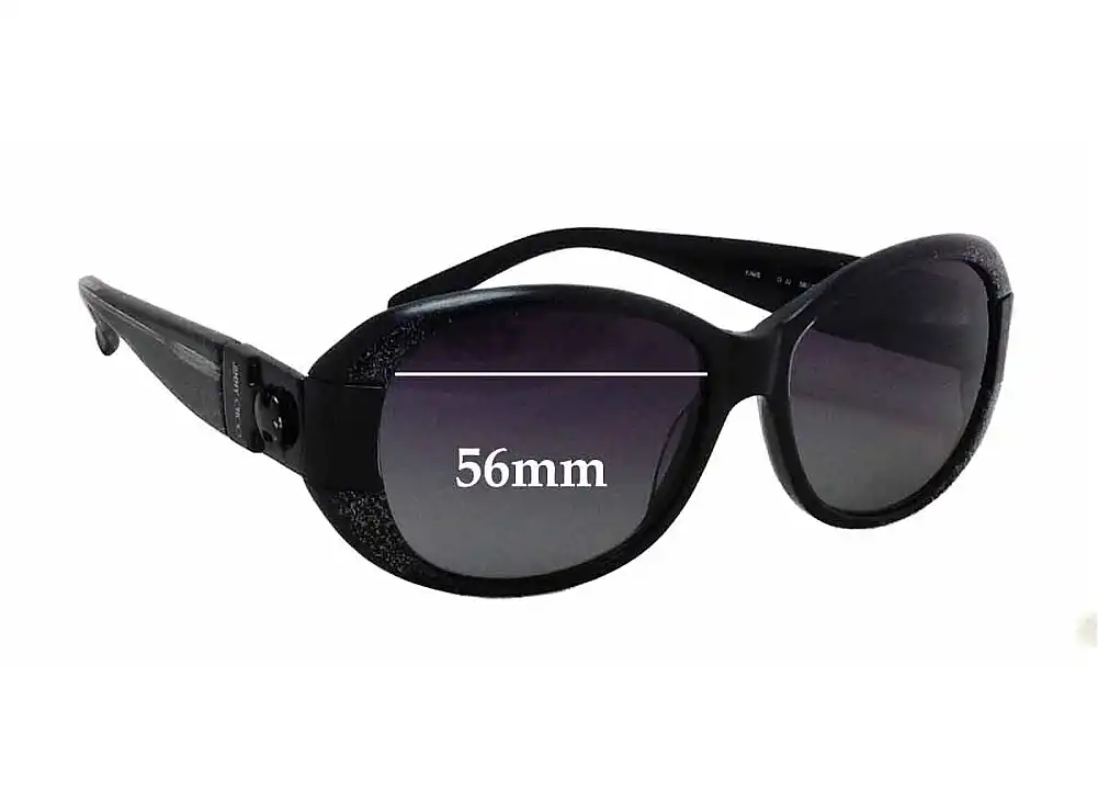 Sunglass Fix Replacement Lenses for Jimmy Choo Kai/S - 56mm Wide Sunglass Fix Replacement Lenses for Jimmy Choo Kai/S - 56mm Wide