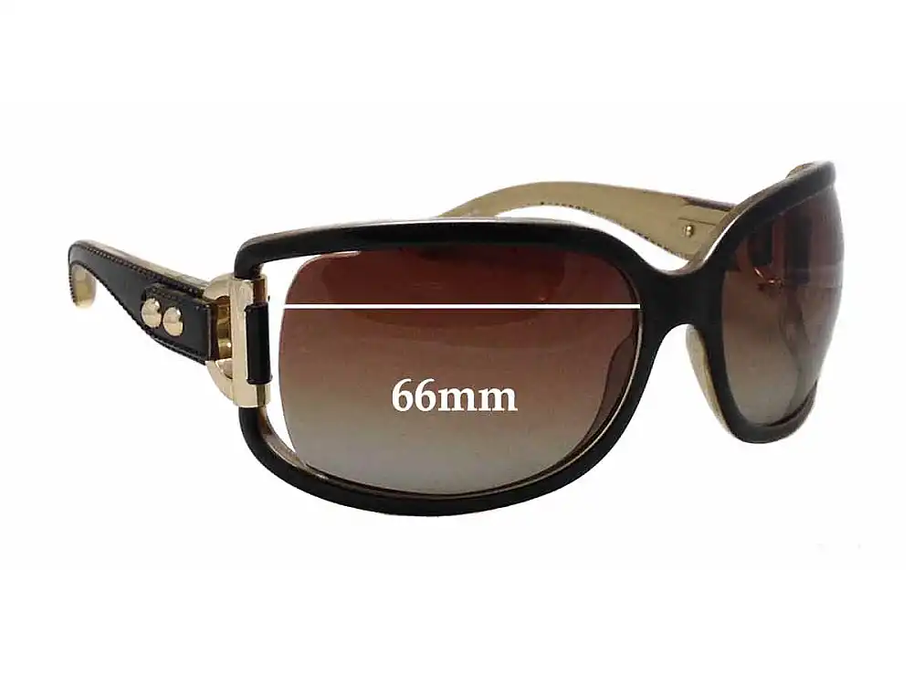 Sunglass Fix Replacement Lenses for Jimmy Choo Roka/S - 66mm Wide Sunglass Fix Replacement Lenses for Jimmy Choo Roka/S - 66mm Wide