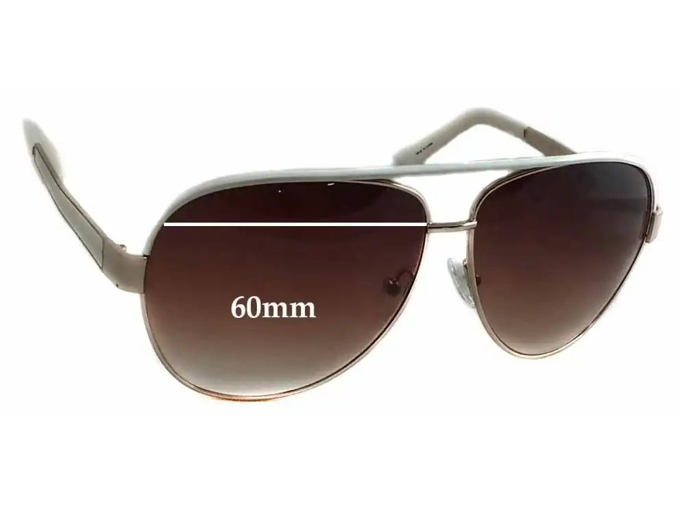 Sunglass Fix Replacement Lenses for Juicy Couture Regal/S - 60mm Wide Sunglass Fix Replacement Lenses for Juicy Couture Regal/S - 60mm Wide