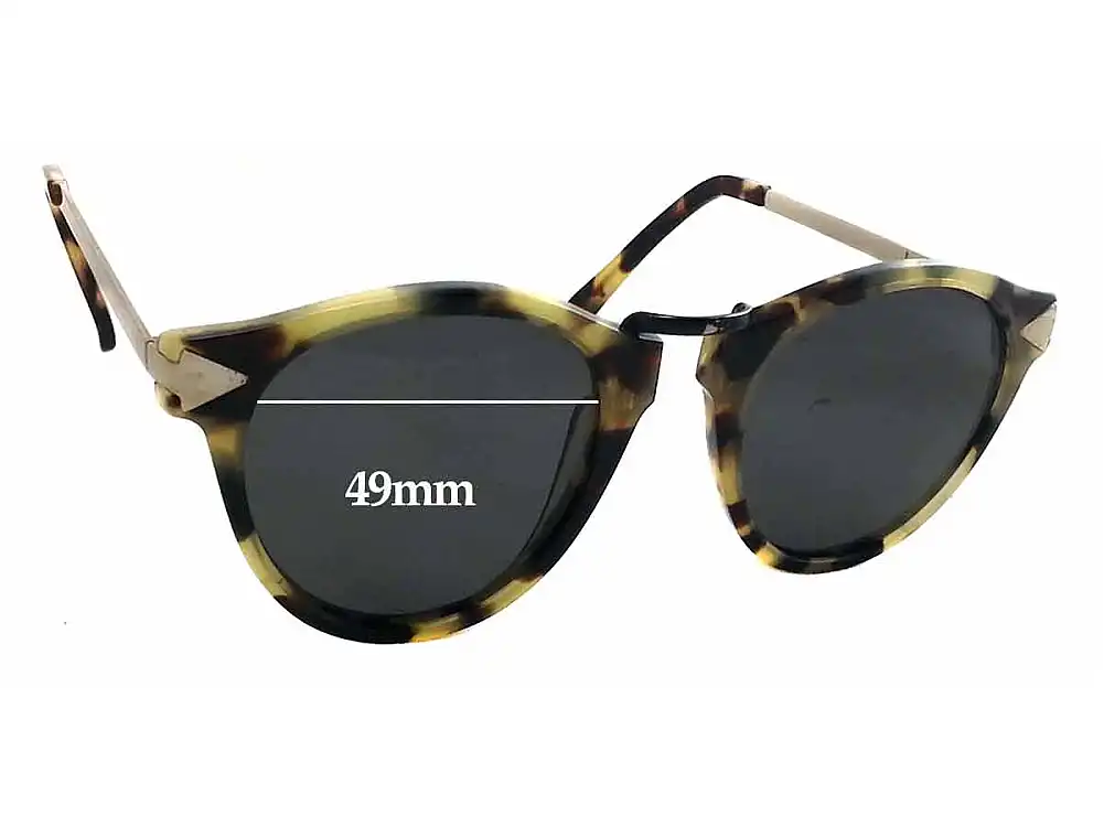 Sunglass Fix Replacement Lenses for Karen Walker Helter Skelter - 49mm Wide Sunglass Fix Replacement Lenses for Karen Walker Helter Skelter - 49mm Wide