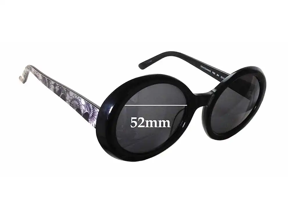 Sunglass Fix Replacement Lenses for Kate Spade Graceann/S - 52mm Wide Sunglass Fix Replacement Lenses for Kate Spade Graceann/S - 52mm Wide