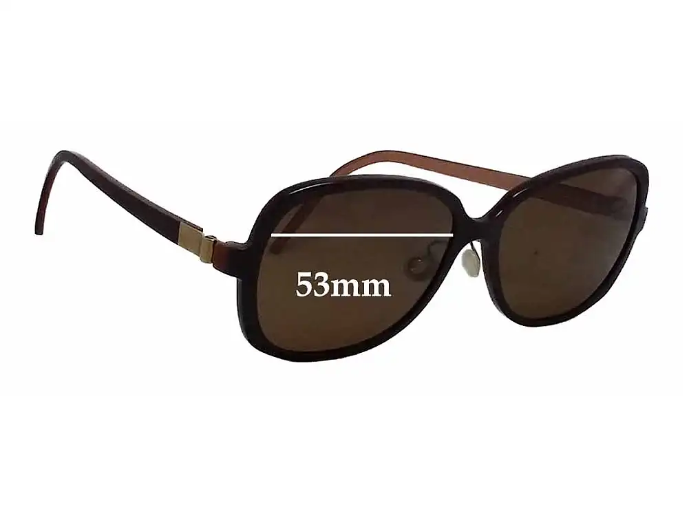 Sunglass Fix Replacement Lenses for Lindberg T94-125-8559 - 53mm Wide Sunglass Fix Replacement Lenses for Lindberg T94-125-8559 - 53mm Wide