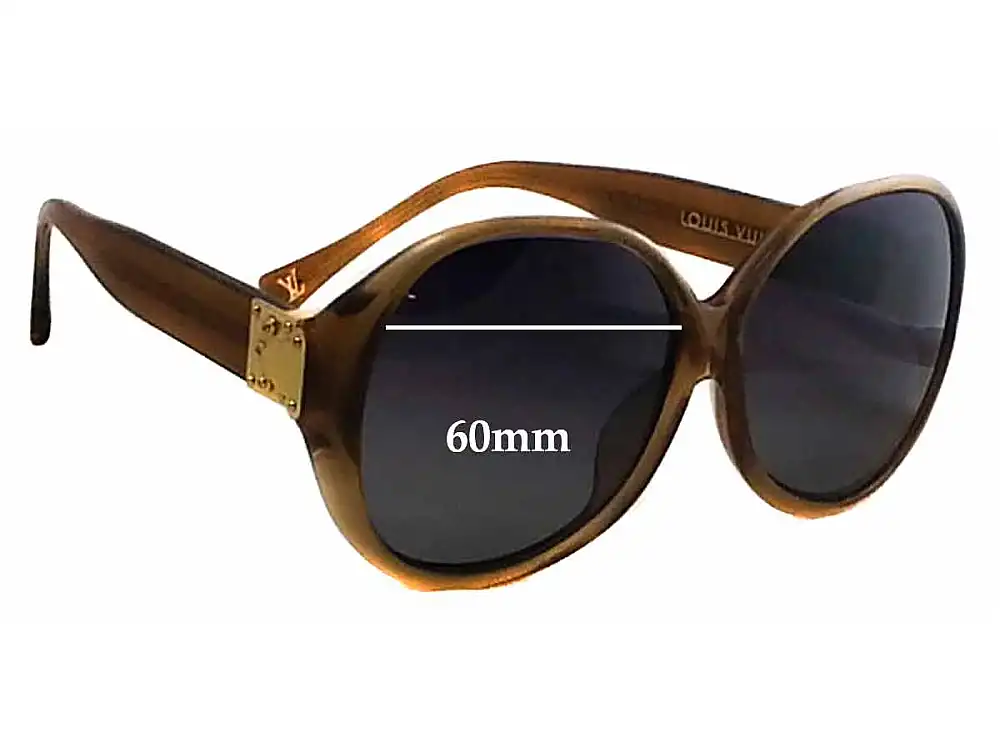 Sunglass Fix Replacement Lenses for Louis Vuitton Z0283E - 60mm Wide Sunglass Fix Replacement Lenses for Louis Vuitton Z0283E - 60mm Wide