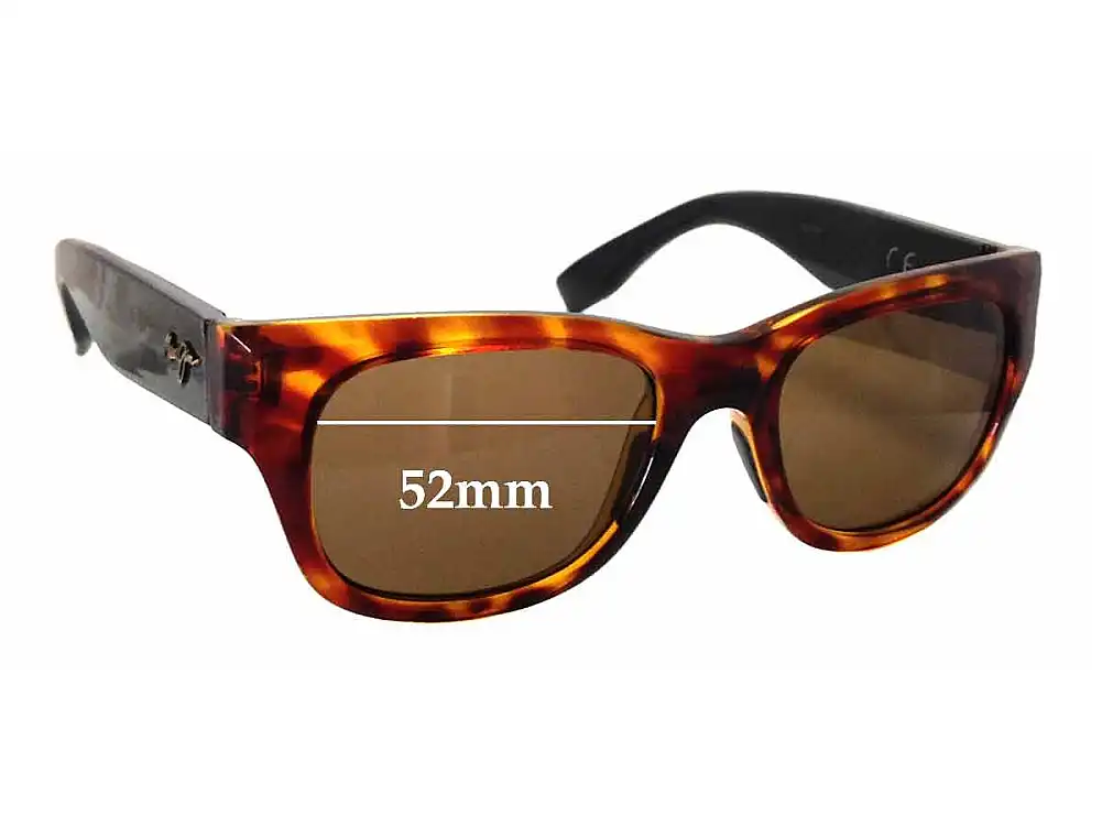 Sunglass Fix Replacement Lenses for Maui Jim MJ285 Kahoma - 52mm Wide Sunglass Fix Replacement Lenses for Maui Jim MJ285 Kahoma - 52mm Wide