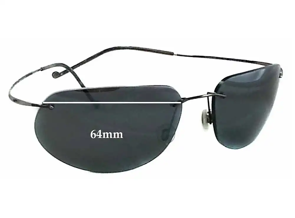 Sunglass Fix Replacement Lenses for Maui Jim MJ502 Kapalua - 64mm Wide Sunglass Fix Replacement Lenses for Maui Jim MJ502 Kapalua - 64mm Wide