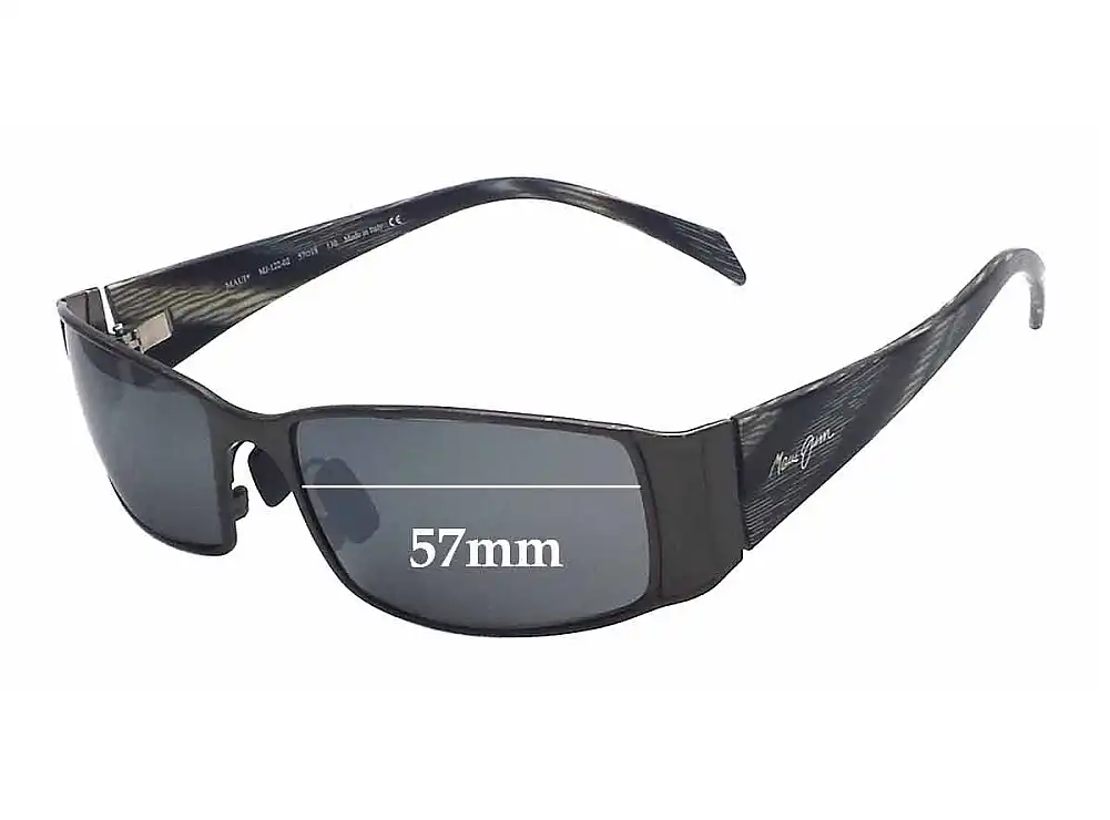 Sunglass Fix Replacement Lenses for Maui Jim MJ122 Nalu - 57mm Wide Sunglass Fix Replacement Lenses for Maui Jim MJ122 Nalu - 57mm Wide
