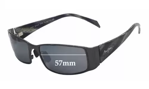 Sunglass Fix Replacement Lenses for Maui Jim MJ122 Nalu - 57mm Wide Sunglass Fix Replacement Lenses for Maui Jim MJ122 Nalu - 57mm Wide