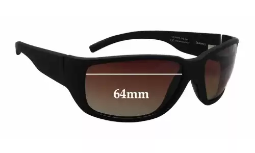 Sunglass Fix Replacement Lenses for Maui Jim MJ235 Seawall - 64mm Wide Sunglass Fix Replacement Lenses for Maui Jim MJ235 Seawall - 64mm Wide