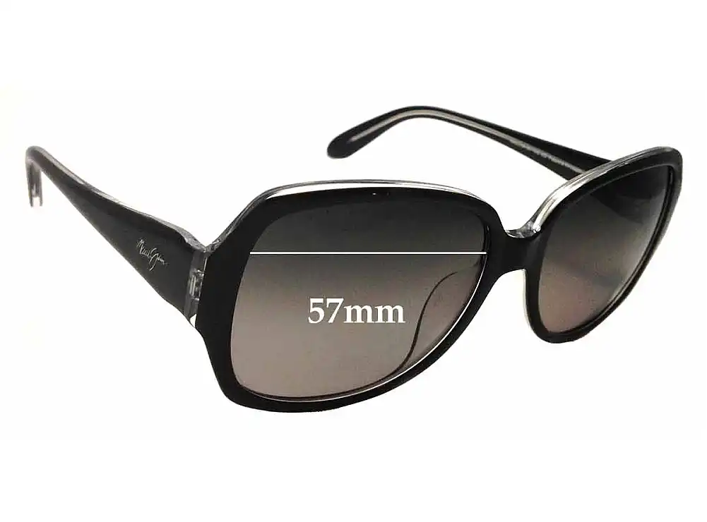 Sunglass Fix Replacement Lenses for Maui Jim MJ299 Kalena - 57mm Wide Sunglass Fix Replacement Lenses for Maui Jim MJ299 Kalena - 57mm Wide