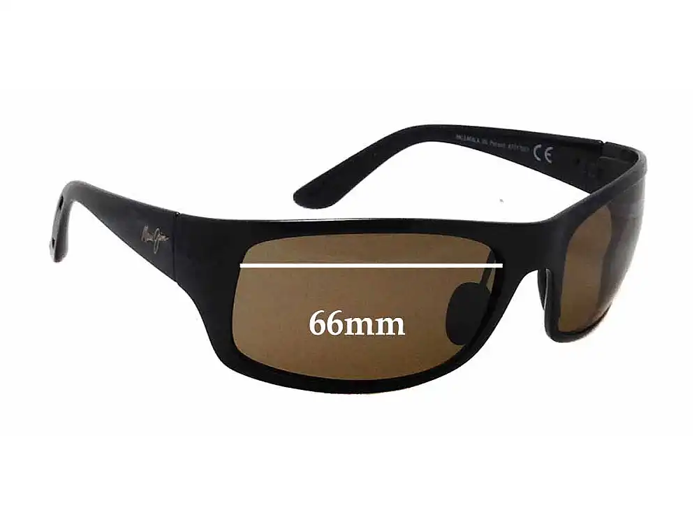 Sunglass Fix Replacement Lenses for Maui Jim MJ419 Haleakala - 66mm Wide Sunglass Fix Replacement Lenses for Maui Jim MJ419 Haleakala - 66mm Wide