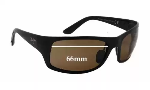Sunglass Fix Replacement Lenses for Maui Jim MJ419 Haleakala - 66mm Wide Sunglass Fix Replacement Lenses for Maui Jim MJ419 Haleakala - 66mm Wide