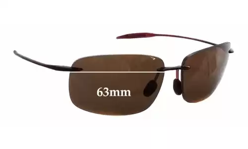 Sunglass Fix Replacement Lenses for Maui Jim MJ422 Breakwall - 63mm Wide Maui Jim MJ422 Breakwall Replacement Lenses 63mm wide