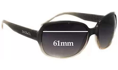 Sunglass Fix Replacement Lenses for Max and CO Unknown Model - 61mm Wide Sunglass Fix Replacement Lenses for Max and CO Unknown Model - 61mm Wide
