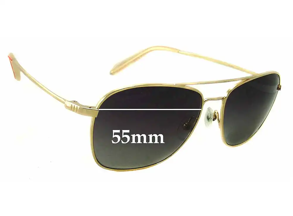 Sunglass Fix Replacement Lenses for Mosley Tribes Santino - 55mm Wide Sunglass Fix Replacement Lenses for Mosley Tribes Santino - 55mm Wide
