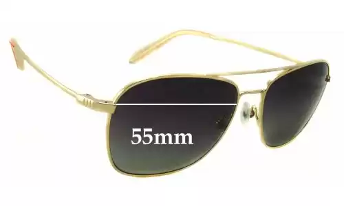 Sunglass Fix Replacement Lenses for Mosley Tribes Santino - 55mm Wide Sunglass Fix Replacement Lenses for Mosley Tribes Santino - 55mm Wide