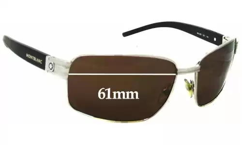 Sunglass Fix Replacement Lenses for Montblanc MB 36S - 61mm Wide Sunglass Fix Replacement Lenses for Montblanc MB 36S - 61mm Wide