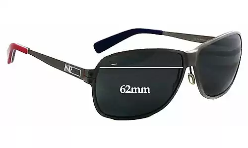 Sunglass Fix Replacement Lenses for Nike EV0626 Vintage 78 - 62mm Wide Sunglass Fix Replacement Lenses for Nike EV0626 Vintage 78 - 62mm Wide