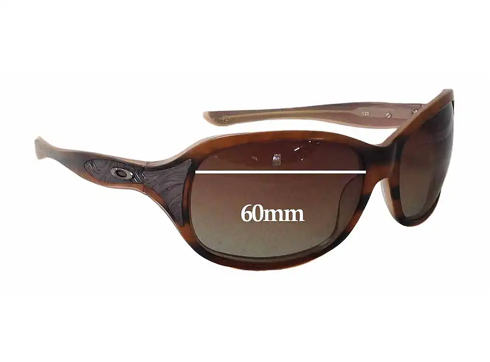 Sunglass Fix Replacement Lenses for Oakley Embrace - 60mm Wide Sunglass Fix Replacement Lenses for Oakley Embrace - 60mm Wide