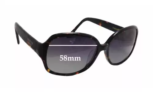 Sunglass Fix Replacement Lenses for Oroton Leticia - 58mm Wide Sunglass Fix Replacement Lenses for Oroton Leticia - 58mm Wide
