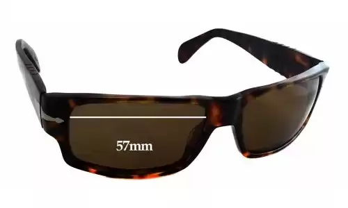 Sunglass Fix Replacement Lenses for Persol 2720-S - 57mm Wide Persol 2720-S Replacement Lenses 57mm wide