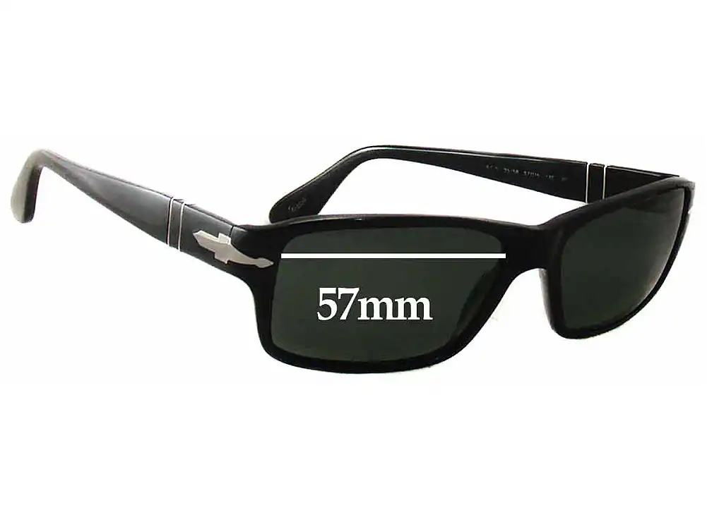 Sunglass Fix Replacement Lenses for Persol 2761-S - 57mm Wide Sunglass Fix Replacement Lenses for Persol 2761-S - 57mm Wide