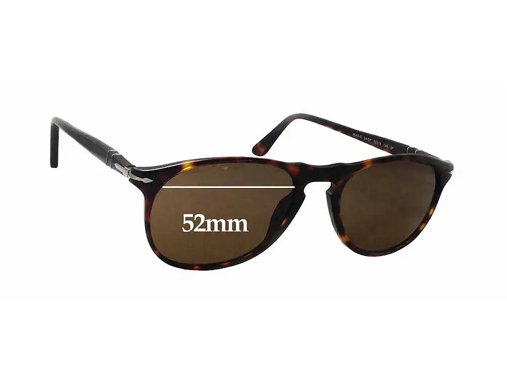 Sunglass Fix Replacement Lenses for Persol 9649-S - 52mm Wide Sunglass Fix Replacement Lenses for Persol 9649-S - 52mm Wide
