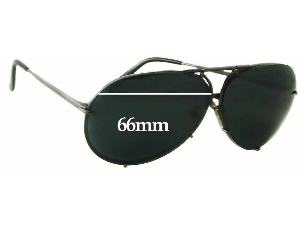 Sunglass Fix Replacement Lenses for Porsche P 8478 - 66mm Wide Sunglass Fix Replacement Lenses for Porsche P 8478 - 66mm Wide