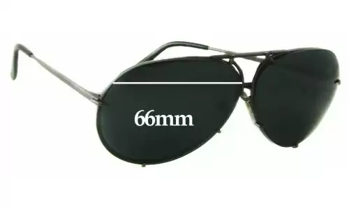 Sunglass Fix Replacement Lenses for Porsche P 8478 - 66mm Wide Porsche P 8478 Replacement Lenses 66mm wide