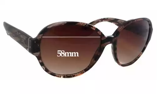 Sunglass Fix Replacement Lenses for Prada SPR06M - 58mm Wide Sunglass Fix Replacement Lenses for Prada SPR06M - 58mm Wide