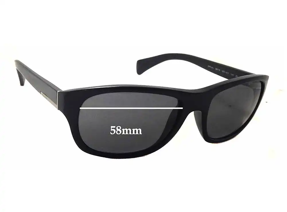 Sunglass Fix Replacement Lenses for Prada SPR29N & PR29NS - 58mm Wide Sunglass Fix Replacement Lenses for Prada SPR29N & PR29NS - 58mm Wide