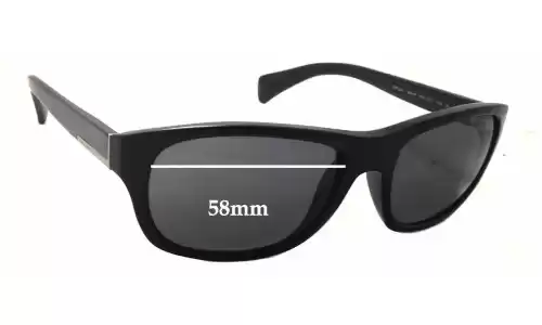 Sunglass Fix Replacement Lenses for Prada SPR29N & PR29NS - 58mm Wide Sunglass Fix Replacement Lenses for Prada SPR29N & PR29NS - 58mm Wide