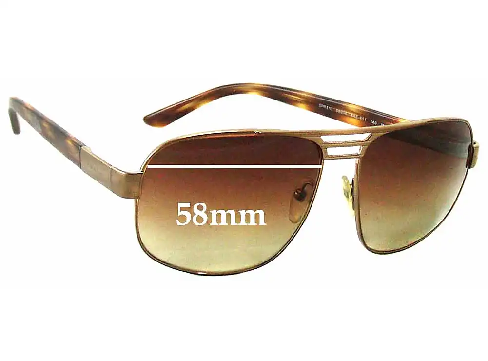 Sunglass Fix Replacement Lenses for Prada SPR51L - 58mm Wide Sunglass Fix Replacement Lenses for Prada SPR51L - 58mm Wide
