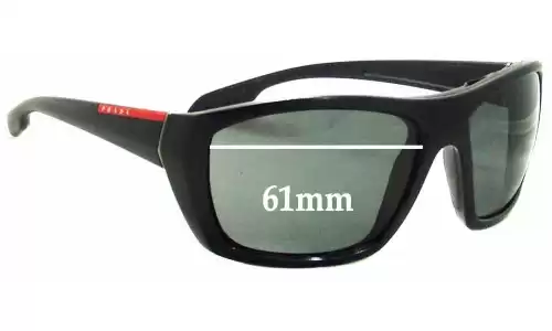 Sunglass Fix Replacement Lenses for Prada SPS01O - 61mm Wide Sunglass Fix Replacement Lenses for Prada SPS01O - 61mm Wide